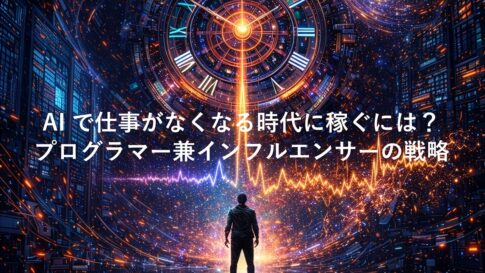 AIで仕事がなくなる時代に稼ぐには？プログラマー兼インフルエンサーの戦略